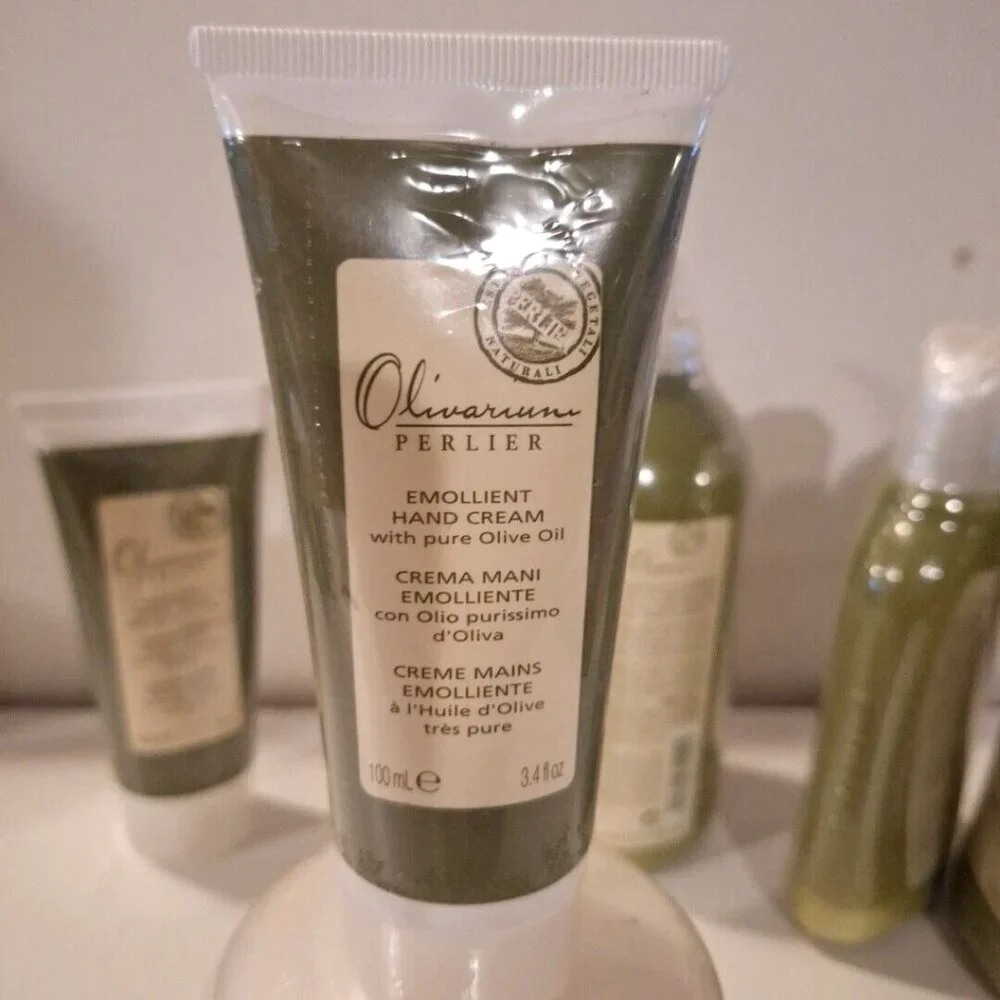 Olivarium Perlier Bath & Shower Cream Lot Includes Olive Oil-Enriched Products - Picture 10 of 11